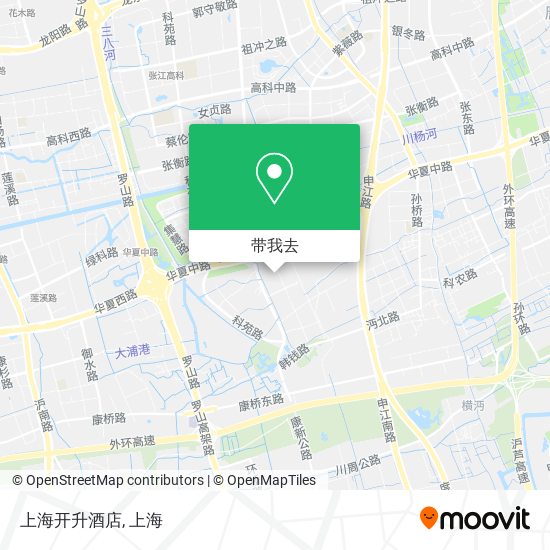 上海开升酒店地图