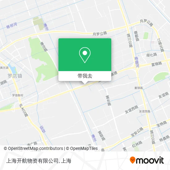 上海开航物资有限公司地图