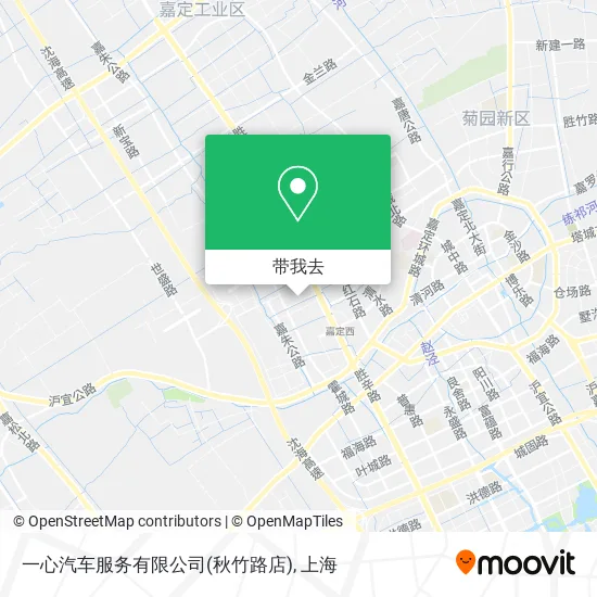 一心汽车服务有限公司(秋竹路店)地图