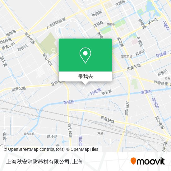 上海秋安消防器材有限公司地图