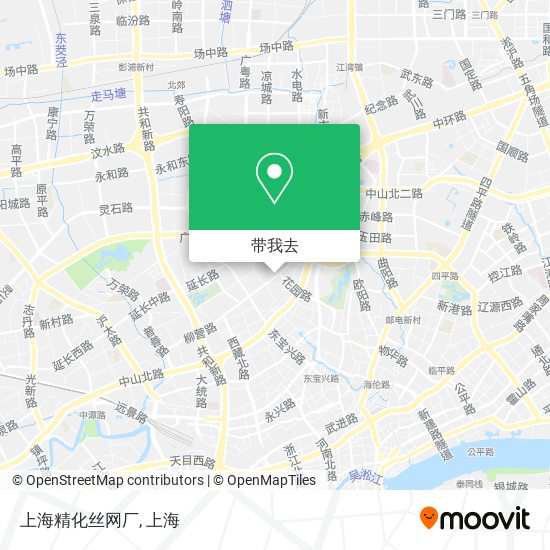 上海精化丝网厂地图