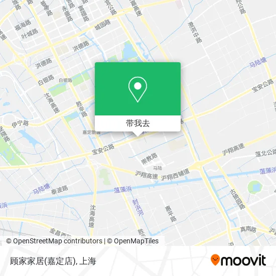 顾家家居(嘉定店)地图