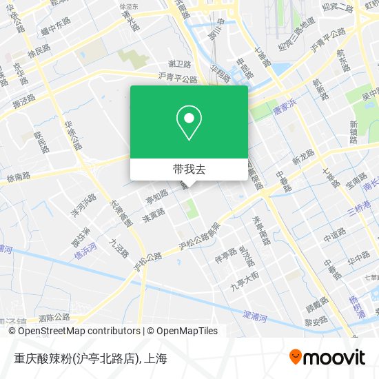 重庆酸辣粉(沪亭北路店)地图