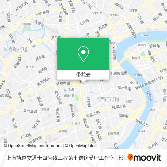 上海轨道交通十四号线工程第七信访受理工作室地图