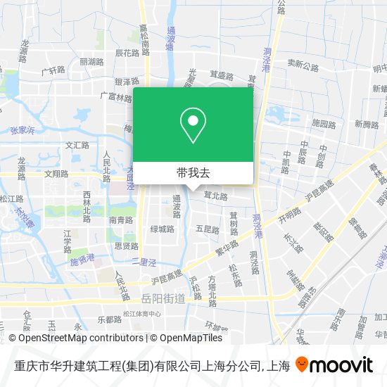 重庆市华升建筑工程(集团)有限公司上海分公司地图