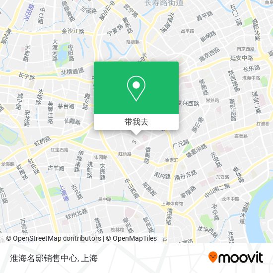 淮海名邸销售中心地图
