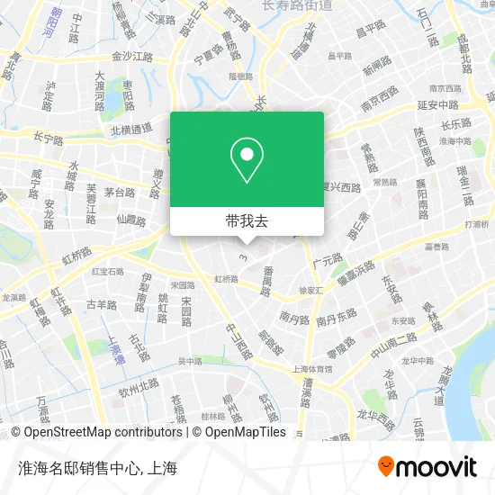 淮海名邸销售中心地图
