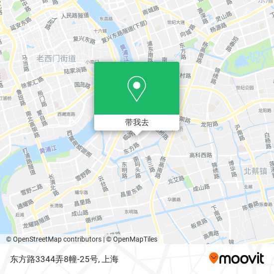 东方路3344弄8幢-25号地图