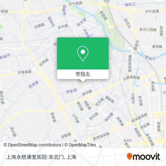 上海永慈康复医院-东北门地图