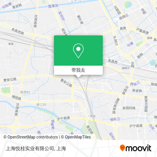 上海悦桂实业有限公司地图