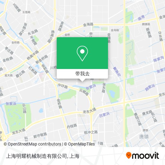 上海明耀机械制造有限公司地图