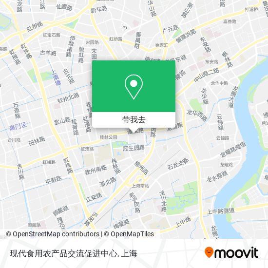 现代食用农产品交流促进中心地图
