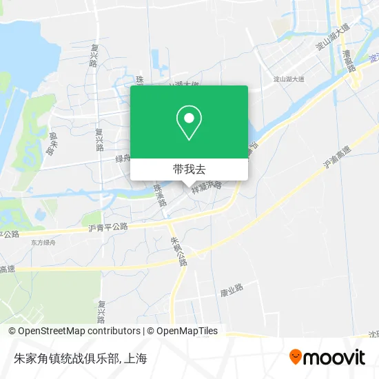 朱家角镇统战俱乐部地图