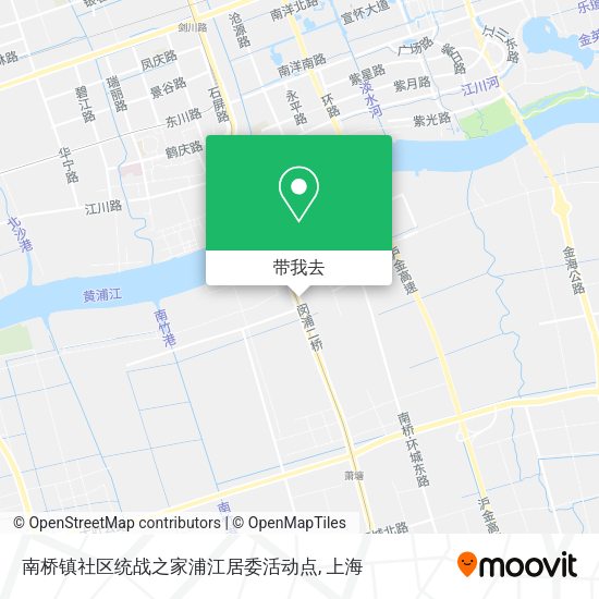 南桥镇社区统战之家浦江居委活动点地图
