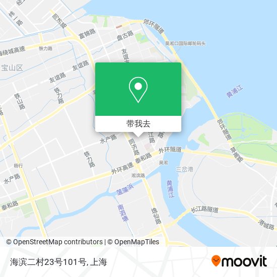 海滨二村23号101号地图