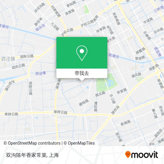 双沟陈年香家常菜地图