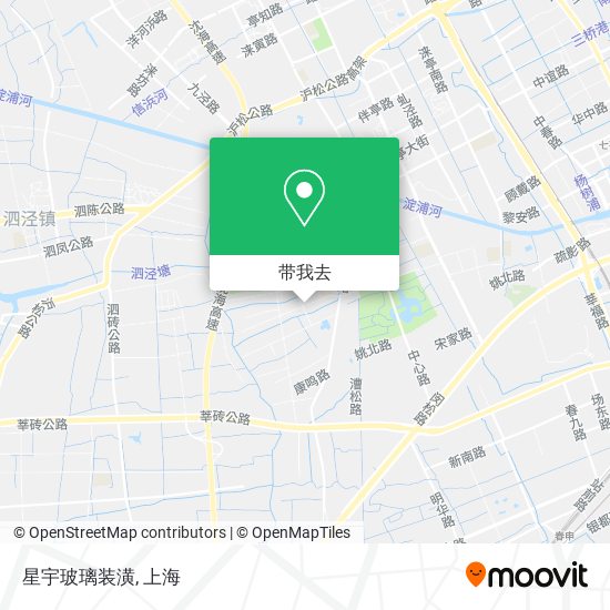 星宇玻璃装潢地图