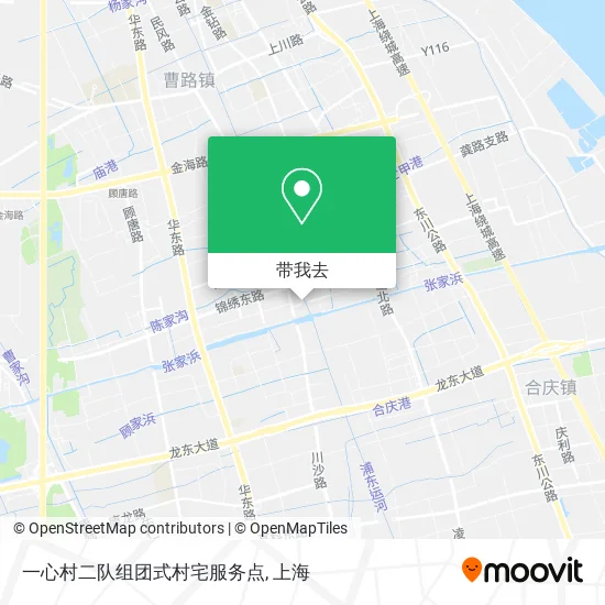 一心村二队组团式村宅服务点地图