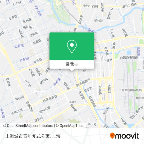 上海城市青年复式公寓地图
