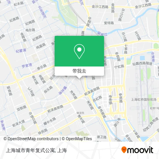 上海城市青年复式公寓地图