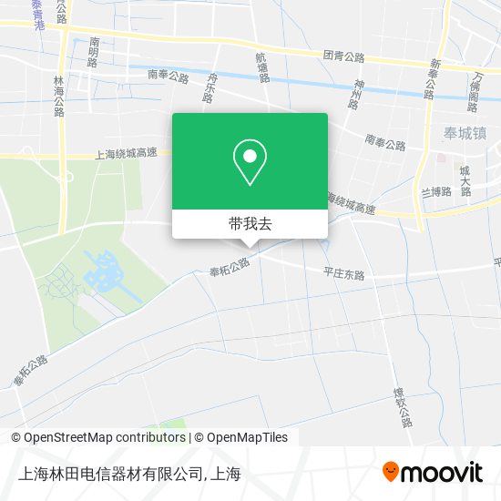 上海林田电信器材有限公司地图