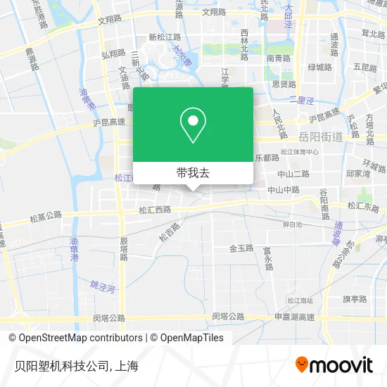 贝阳塑机科技公司地图