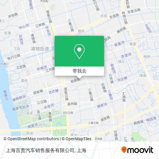上海言责汽车销售服务有限公司地图