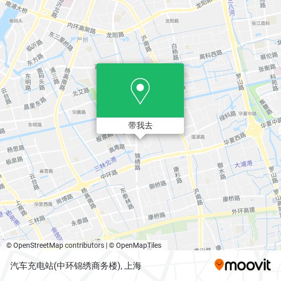 汽车充电站(中环锦绣商务楼)地图