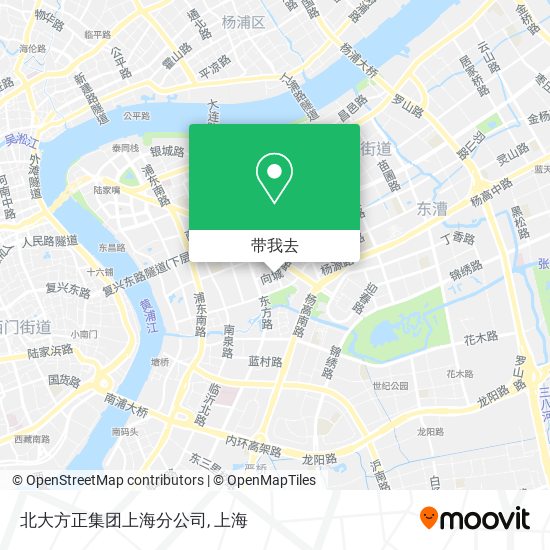北大方正集团上海分公司地图