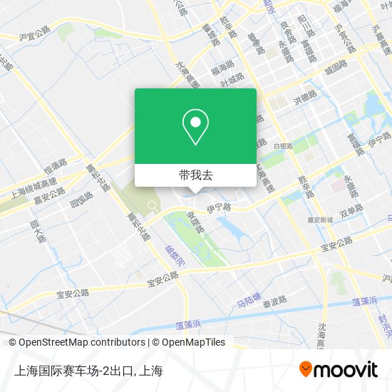 上海国际赛车场-2出口地图