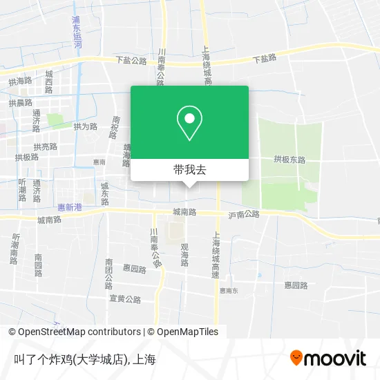 叫了个炸鸡(大学城店)地图