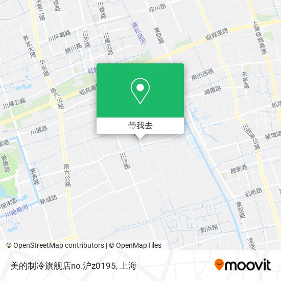 美的制冷旗舰店no.沪z0195地图