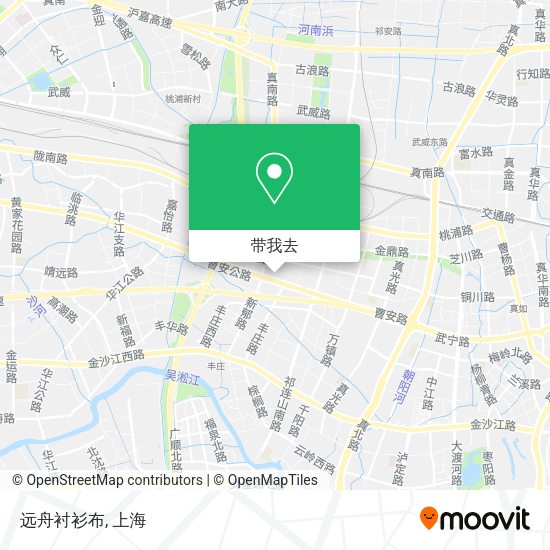 远舟衬衫布地图