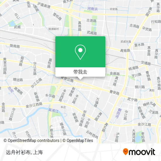 远舟衬衫布地图