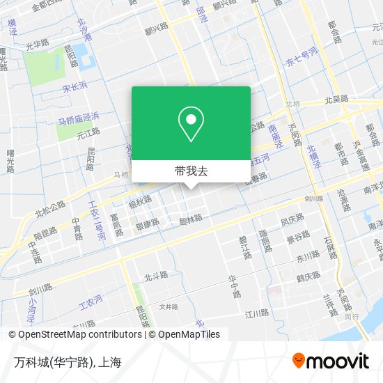 万科城(华宁路)地图