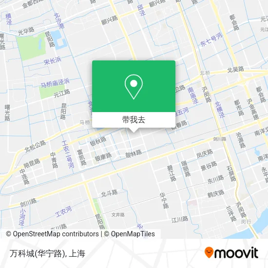 万科城(华宁路)地图