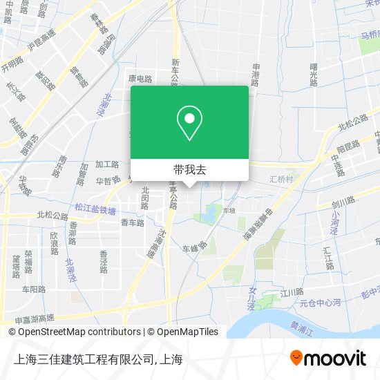 上海三佳建筑工程有限公司地图