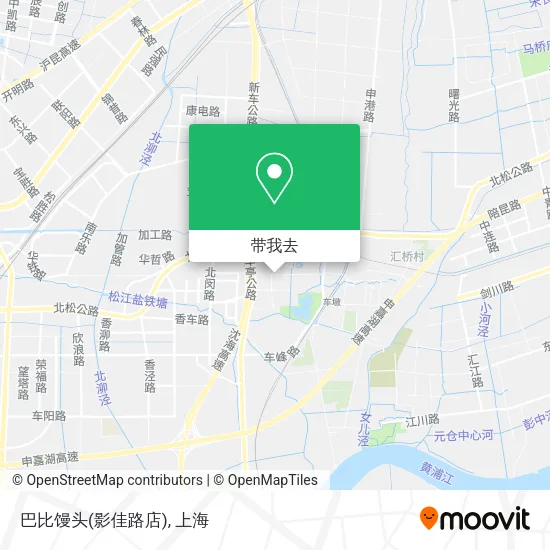 巴比馒头(影佳路店)地图