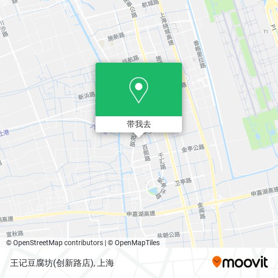 王记豆腐坊(创新路店)地图