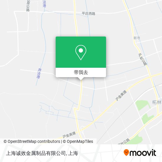 上海诚效金属制品有限公司地图