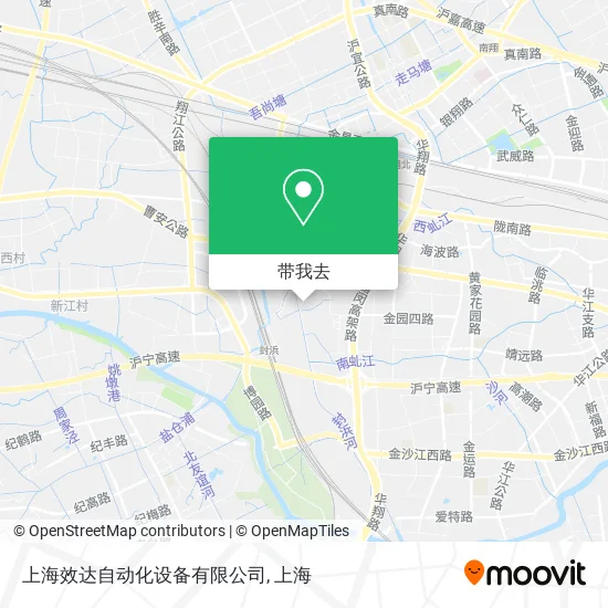 上海效达自动化设备有限公司地图