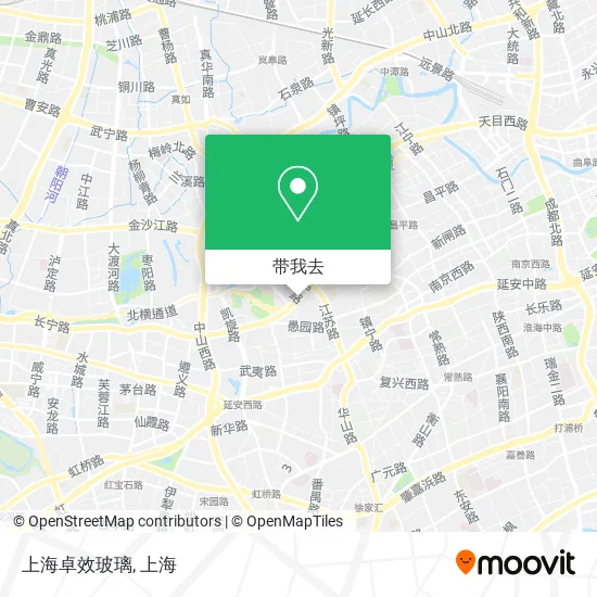 上海卓效玻璃地图