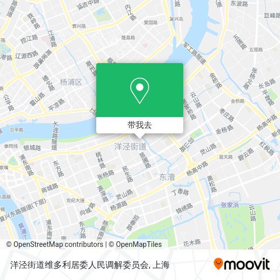 洋泾街道维多利居委人民调解委员会地图
