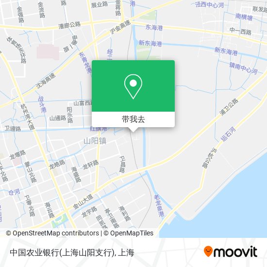 中国农业银行(上海山阳支行)地图