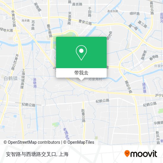 安智路与西塘路交叉口地图