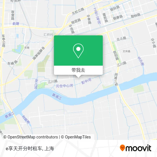 e享天开分时租车地图