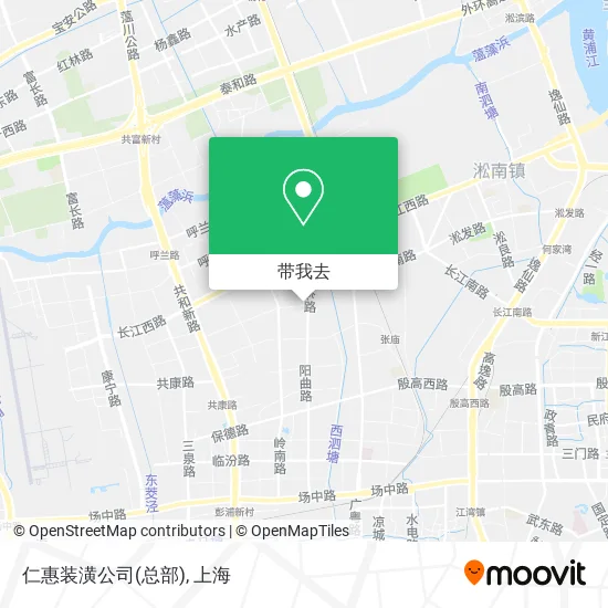 仁惠装潢公司(总部)地图
