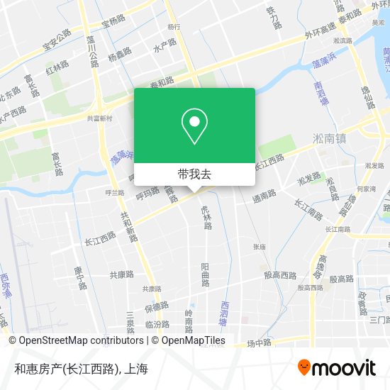 和惠房产(长江西路)地图