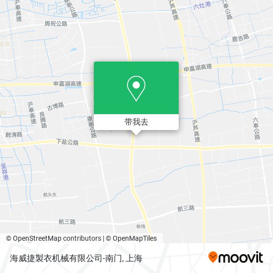 海威捷製衣机械有限公司-南门地图
