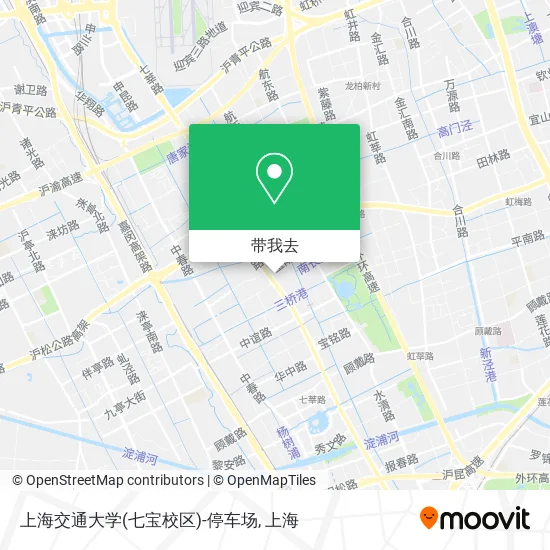 上海交通大学(七宝校区)-停车场地图